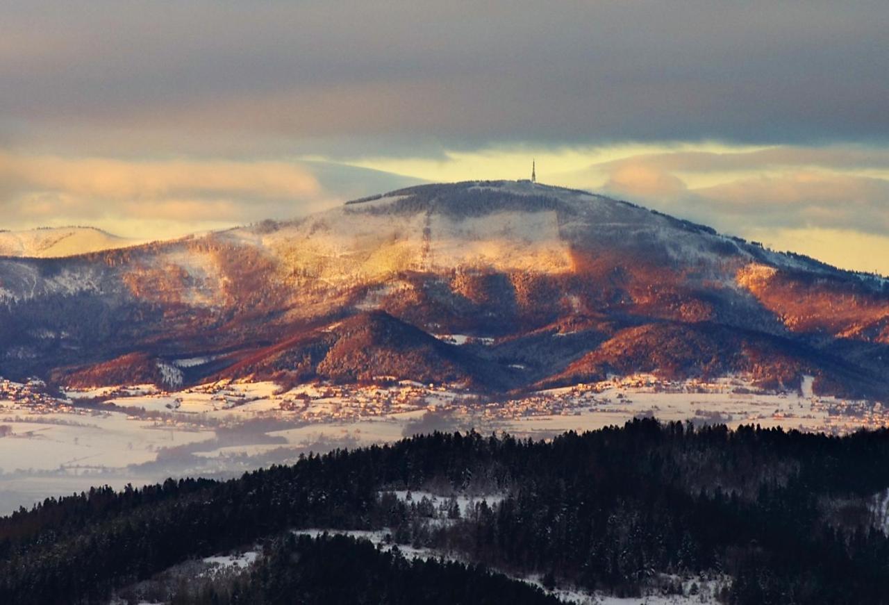 Noclegi Daglezja Pod Gora Zar Miedzybrodzie Zywieckie Dış mekan fotoğraf